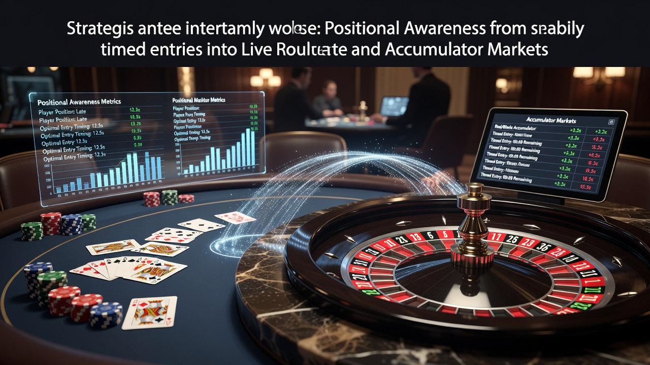 Poker table with chips and cards illustrating positional awareness concepts