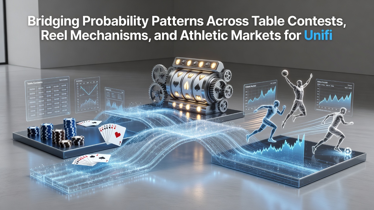 Data charts showing interconnected probability metrics across gaming verticals